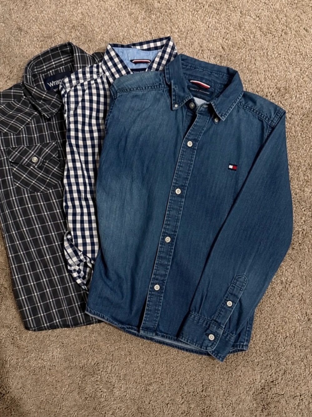 3 Button-Down Shirt kid shirts size 4